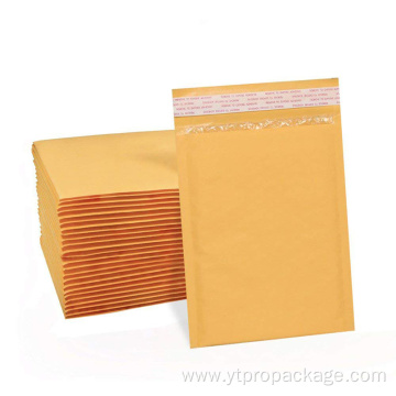 Custom Waterproof Kraft Yellow White Bubble Mailer